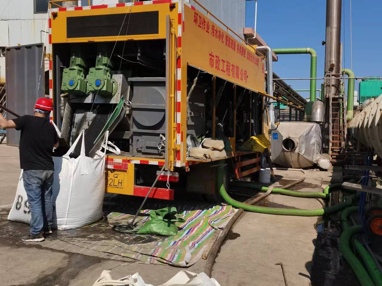 达州淤泥压干处理